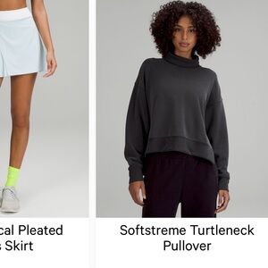 Lululemon Softstreme Black Turtleneck Pullover